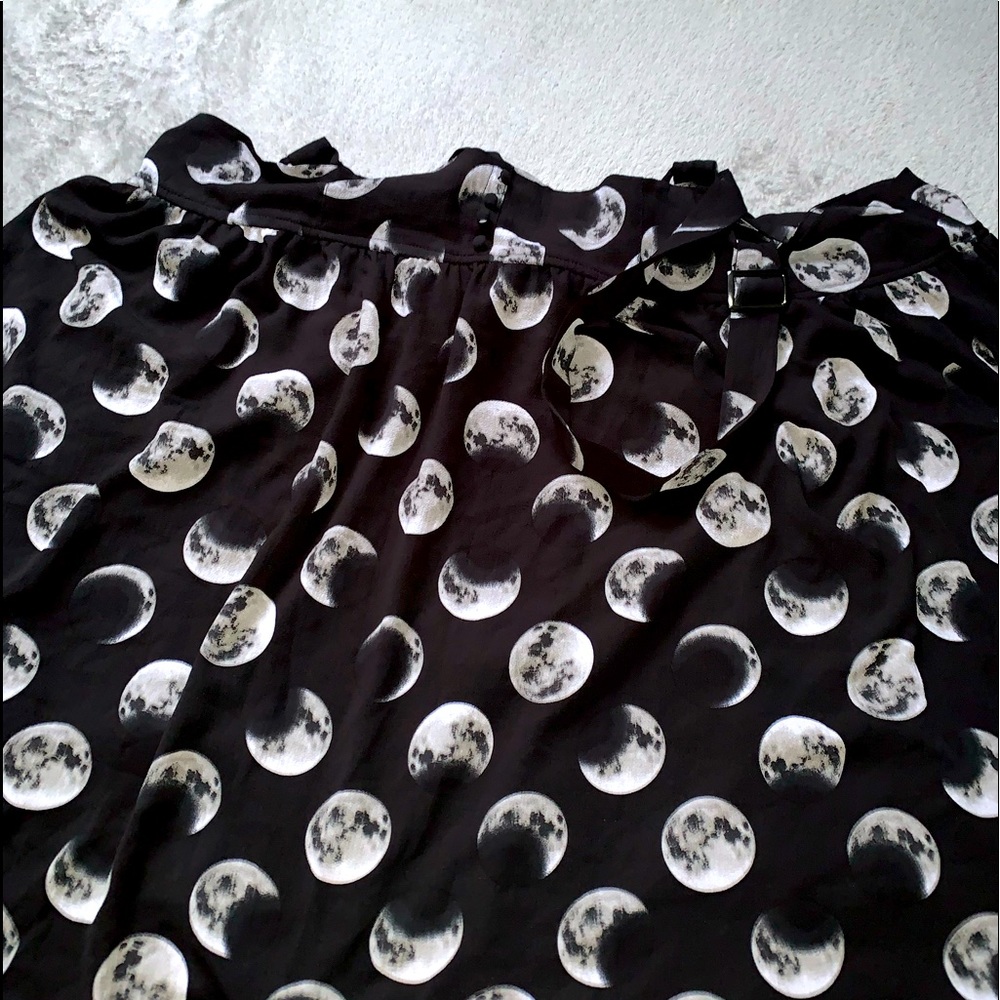 MOON PHASES SKIRT AJUSTABLE STRAPS HOT TOPIC 4XL